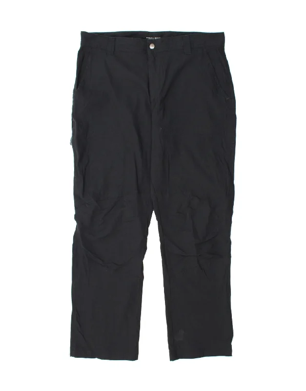 COLUMBIA Mens Omni-Shade Straight Waterproof Trousers W36 L30  Navy Blue