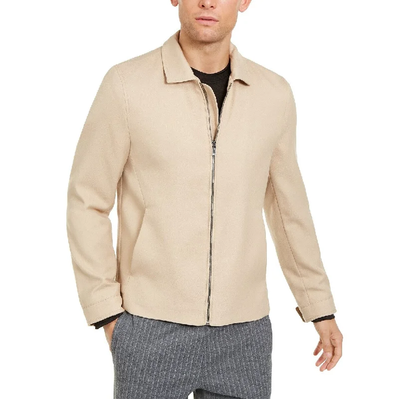 Alfani Men's Full-Zip Jacket Lt Beige Size 3 Extra Large