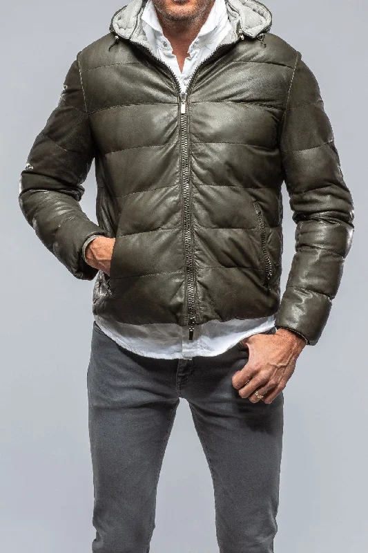 St. Anton Leather Puffer