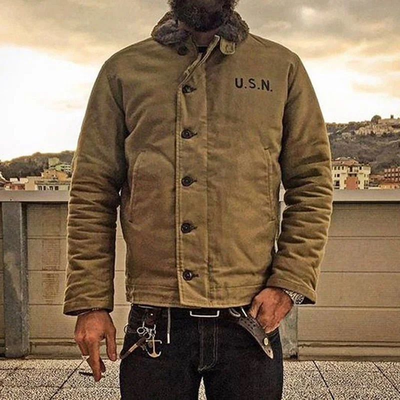 Non Stock Khaki N-1 Deck Jacket