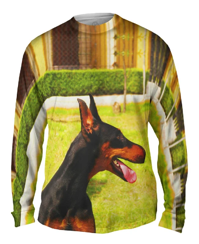 Joyous Doberman Pinscher