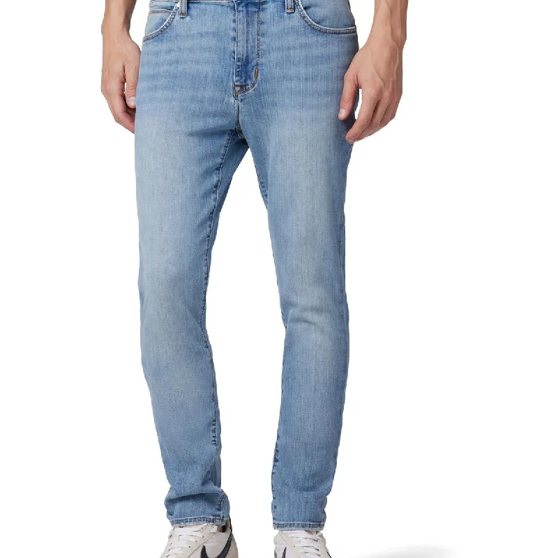 Hudson Mens Ash Distressed Denim Slim Jeans