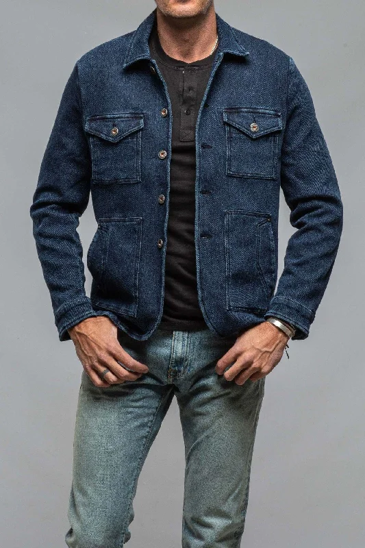 Chase II Knit Jacket In Indigo