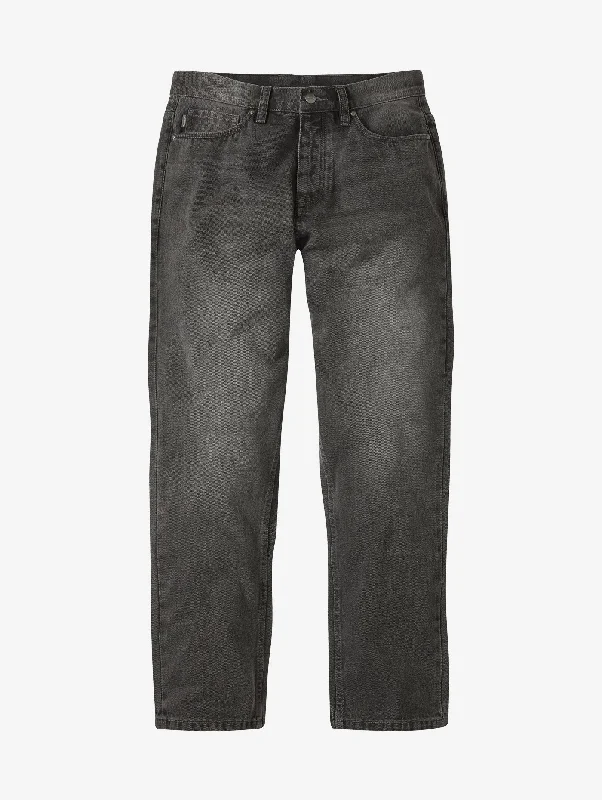 Men's Relaxed Organic Jean (Black Mid Wash)