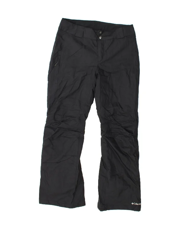 COLUMBIA Mens Windbreaker Trousers Medium W30 L31 Black Nylon