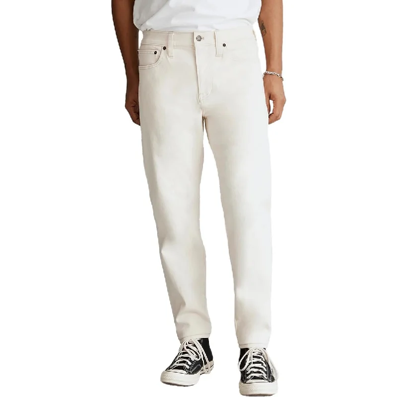 Madewell Mens Relaxed Mid-Rise Tapered Leg Jeans