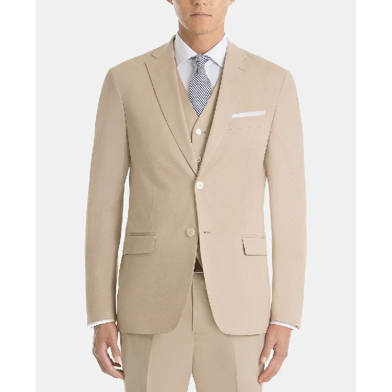 Ralph Lauren Men's UltraFlex Classic-Fit Cotton Tan Sport Coat Size 40