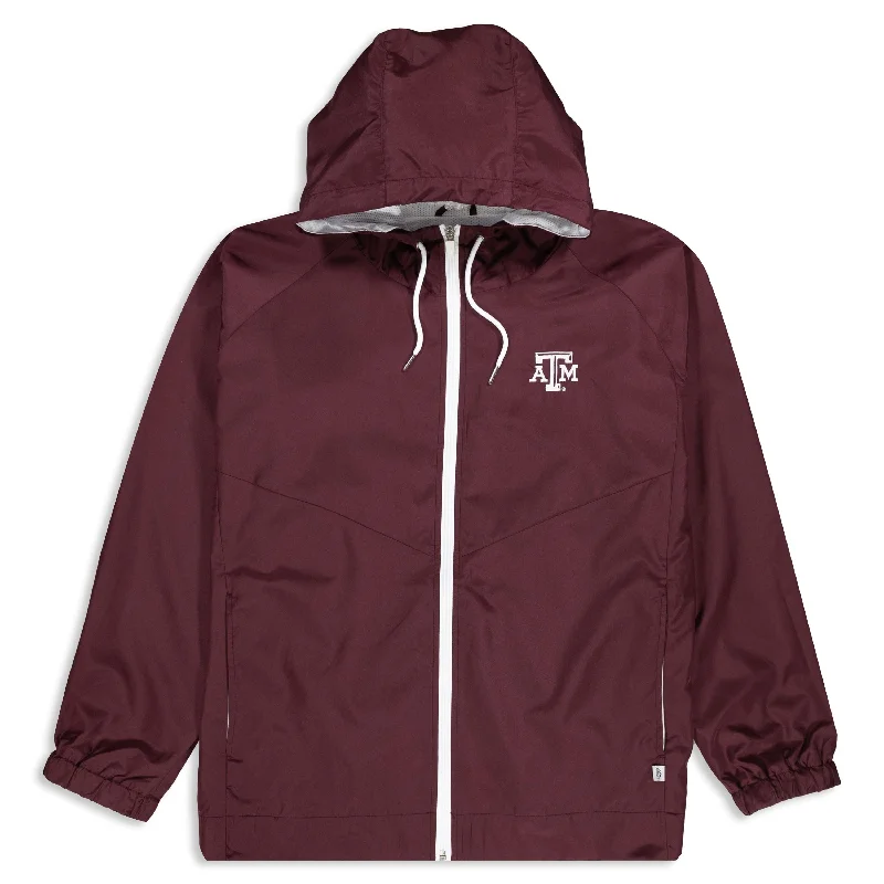 Full Zip Hooded Rain Jacket