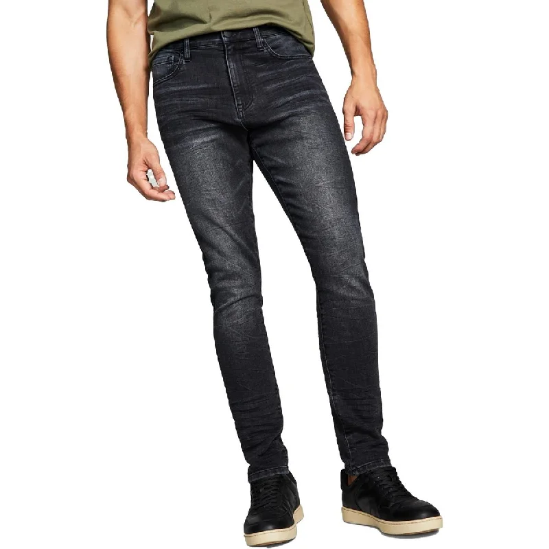 And Now This Mens Denim High Rise Skinny Jeans