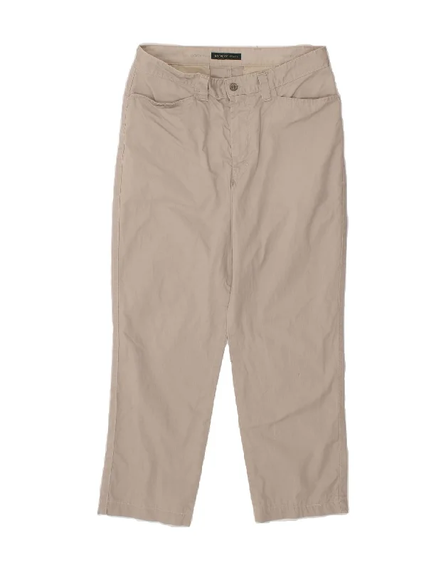 DOCKERS Mens Khakis Straight Casual Trousers W33 L28 Beige Cotton