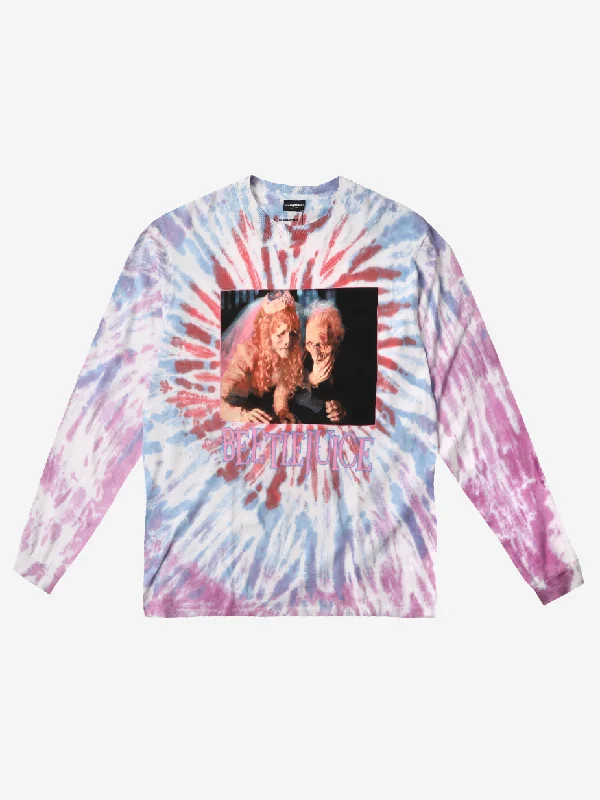 Beetlejuice Dead Wedding Tie Dye Long Sleeve