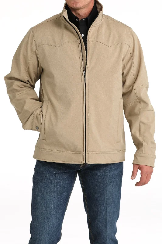 Cinch Men’s Khaki Concealed Cary Bonded Jacket