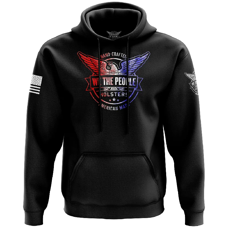 We The People Holsters Distressed Flag Logo Hoodie