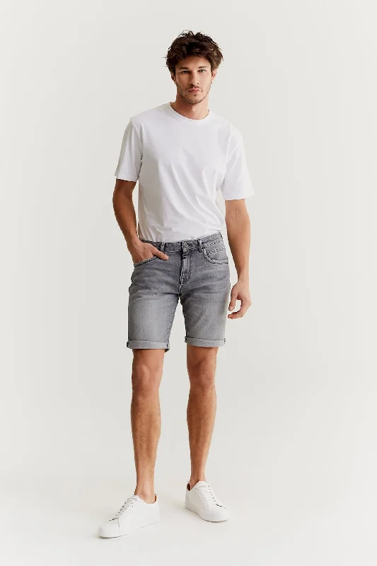 Dennis 5 Pocket Shorts Grey