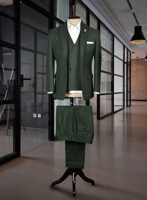 Green Heavy Tweed Suit II