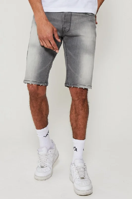 Whitecross Denim Short - Grey