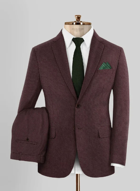 Lanificio Zegna Traveller Wine Wool Suit