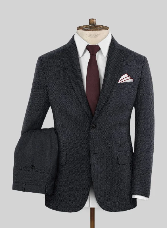 Scabal Tornado Metra Blue Wool Suit