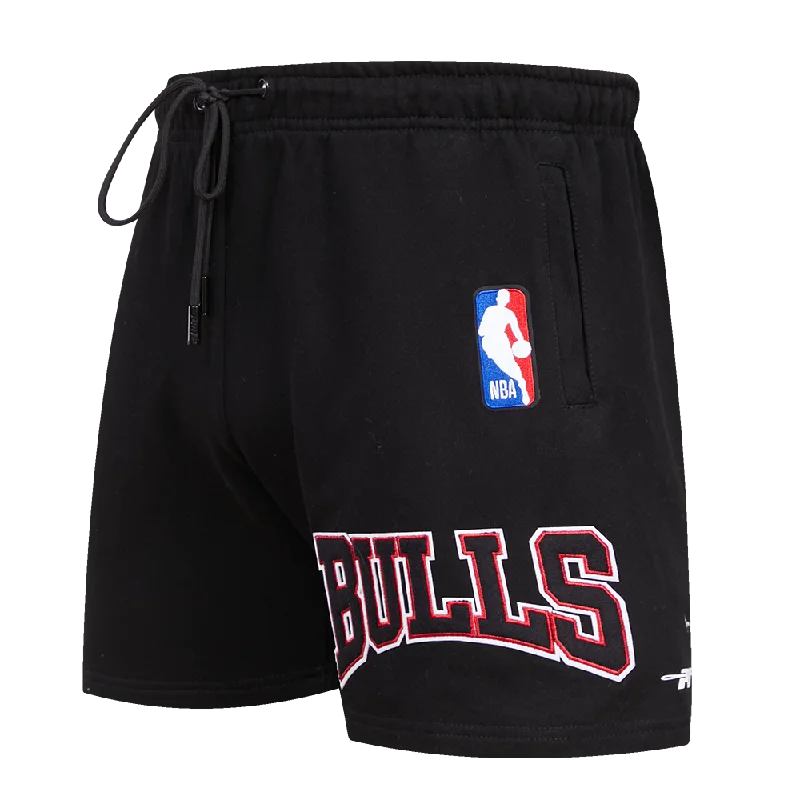 NBA CHICAGO BULLS CREST EMBLEM MEN'S SHORT (BLACK)