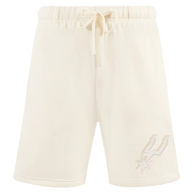 NBA SAN ANTONIO SPURS NEUTRAL MEN'S SHORT (EGGSHELL)