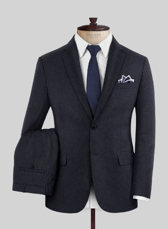 Lanificio Zegna Trofeo Ebony Blue Wool Suit