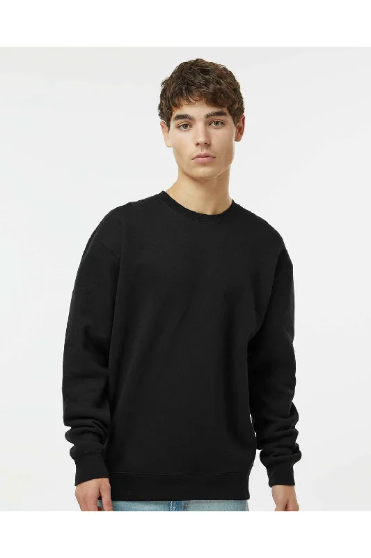 Independent Trading Co. Mens Crewneck Sweatshirt - Black