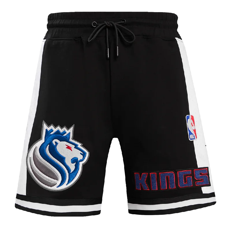 NBA SACRAMENTO KINGS CHEST 100 YRS OF ROYALTY MEN'S 2.0 SHORT (BLACK)