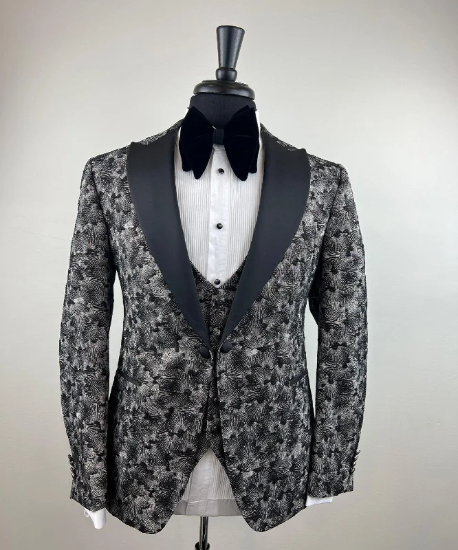 Black Floral Tuxedo