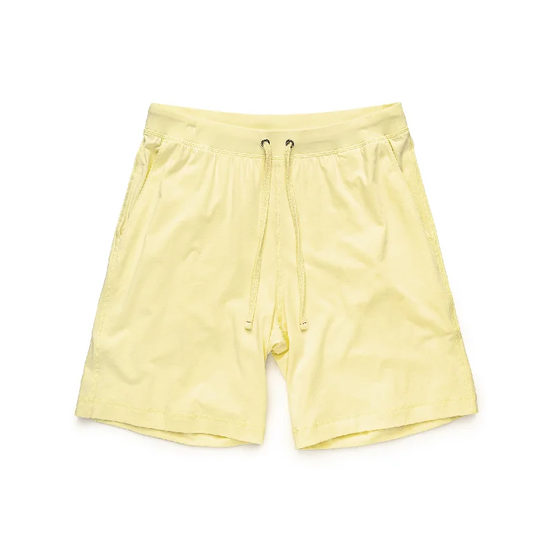 100% Peruvian Pima Cotton Quiet Yellow Short