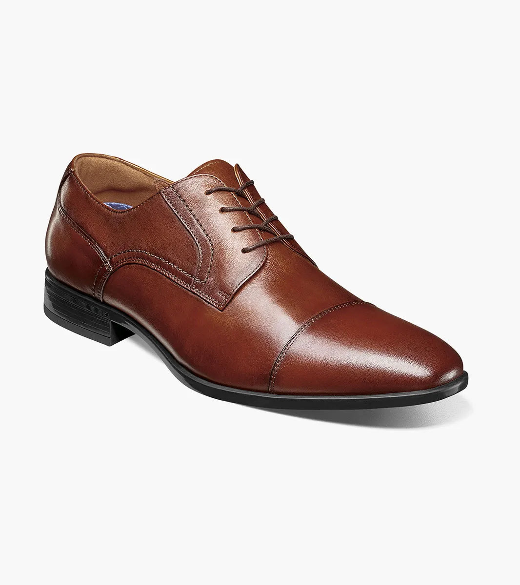 Florsheim "Zaffiro" Cap Toe Oxford Shoe - Cognac