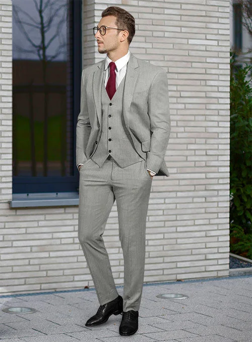 Lanificio Zegna Trofeo Mid Gray Wool Suit