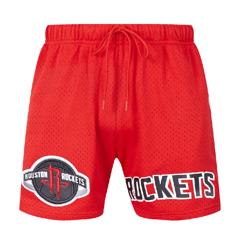 NBA HOUSTON ROCKETS CLASSIC MEN'S MESH SHORT (RED)