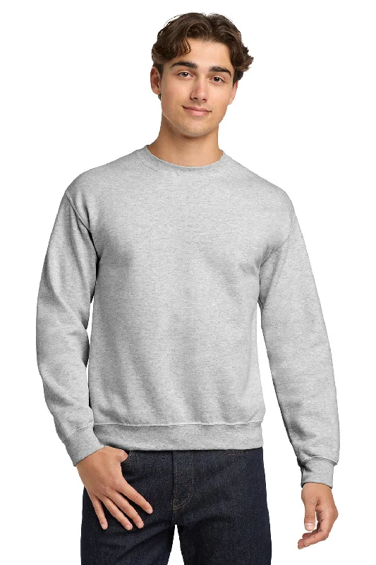 Gildan Mens Pill Resistant Fleece Crewneck Sweatshirt - Ash Grey