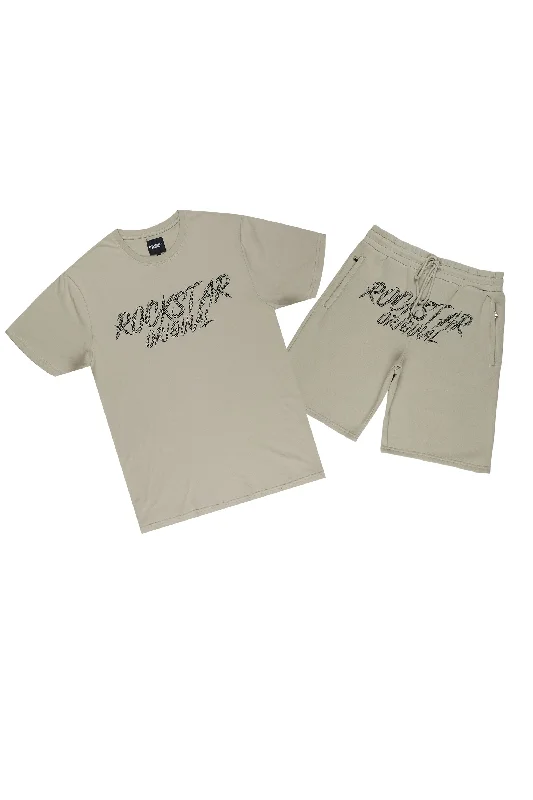 Steele Sage Graphic T-Shirt Short Set