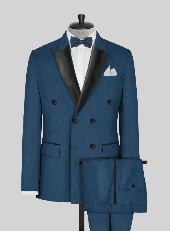 Napolean Casa Blue Wool Tuxedo Suit