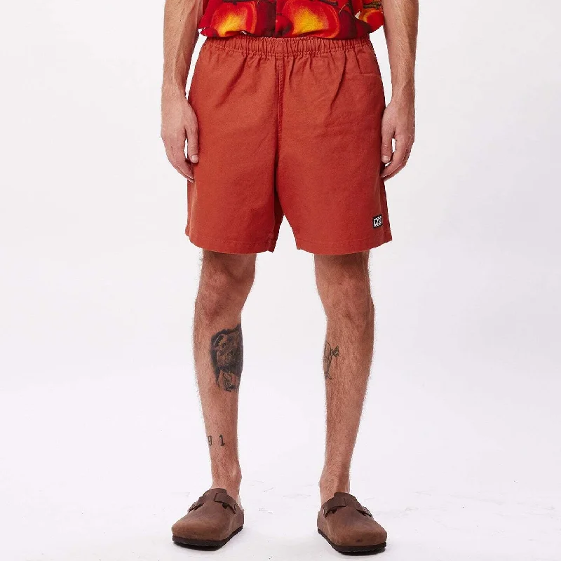 Easy Relaxed Twill Short - Ginger