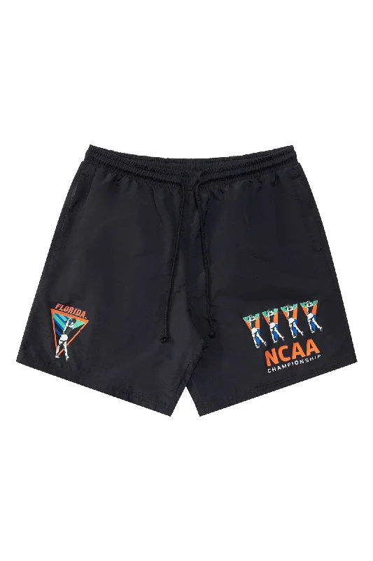 Florida Gators Nylon Golf Short | Vintage Black