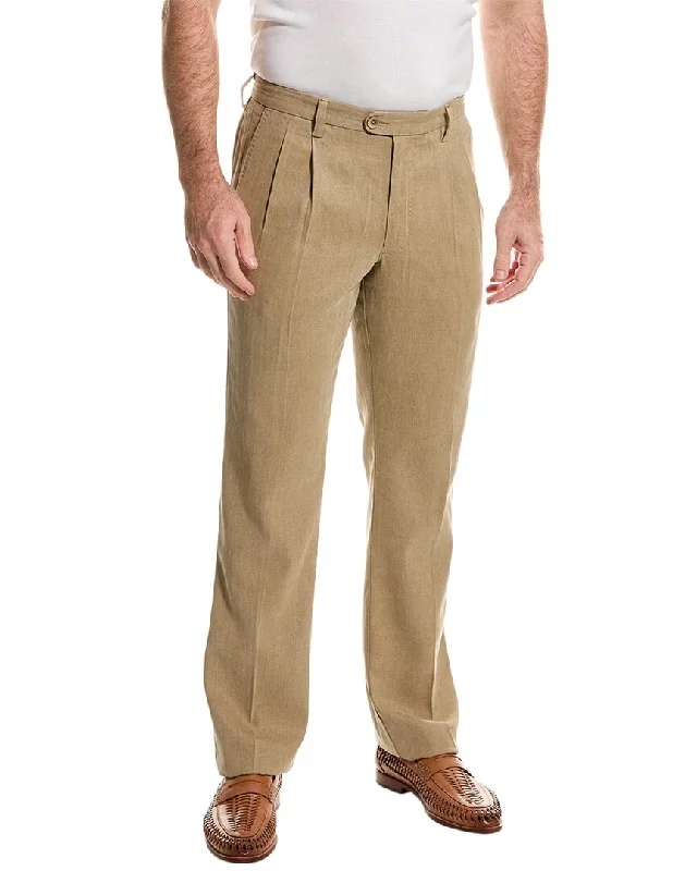 Tommy Bahama Havana Herringbone Silk-Blend Pant