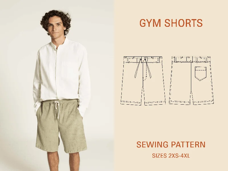 Gym Shorts sewing pattern