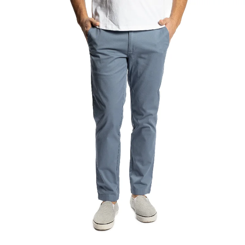 Lightweight Stretch Chinos Slim Fit - Slate