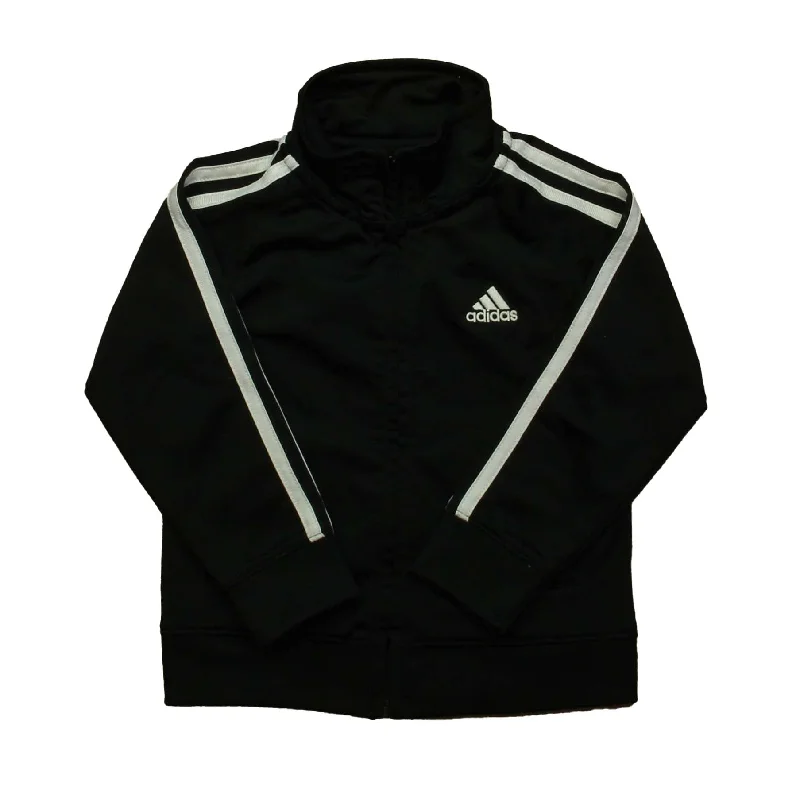 Adidas Boys Black | White Athletic Top