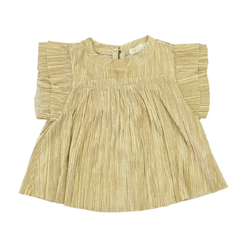 Crewcuts Girls Gold Blouse