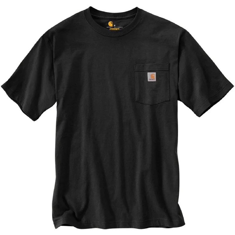 K87 - Loose Fit Heavyweight Pocket Tee, Black