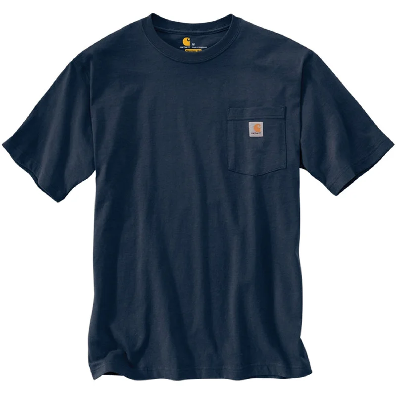 K87 - Loose Fit Heavyweight Pocket Tee, Navy