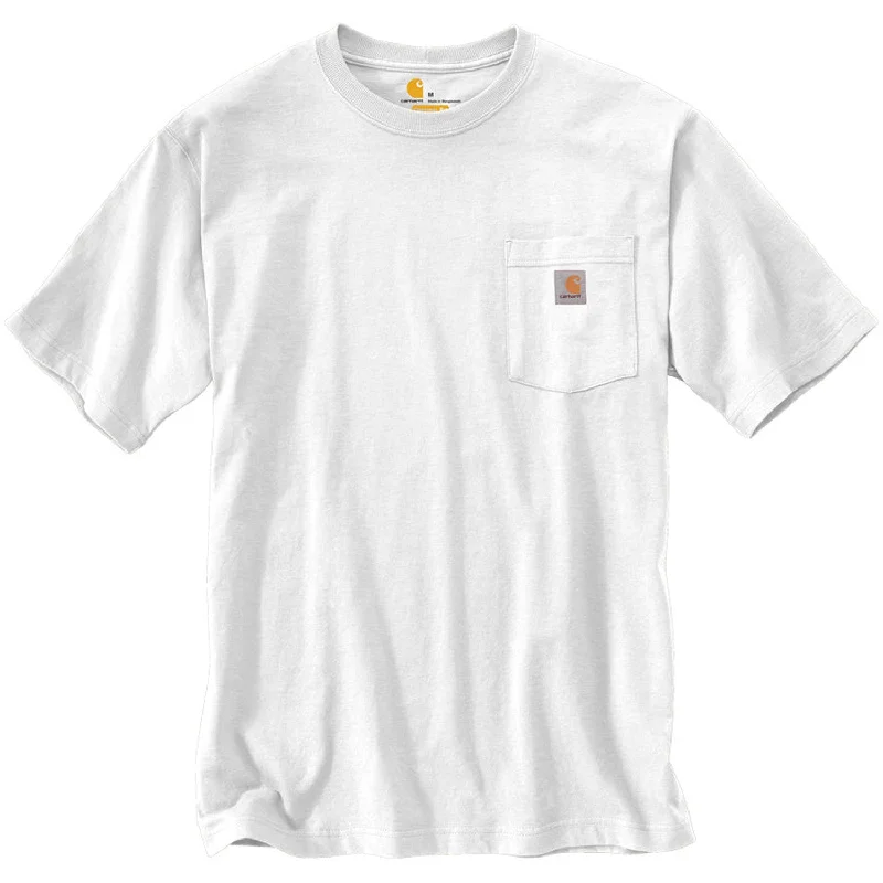 K87 - Loose Fit Heavyweight Pocket Tee, White