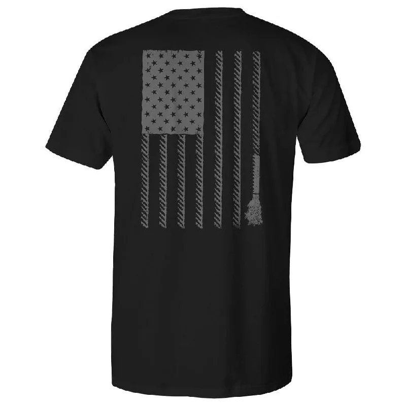 Liberty Roper w/Flag T-shirt - Black