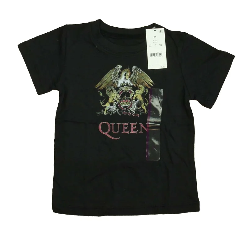 Queen Boys Black T-Shirt