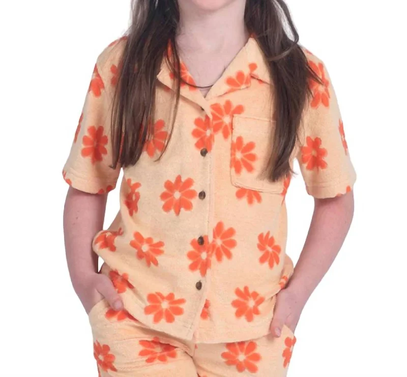 Resort Shirt In Daisies