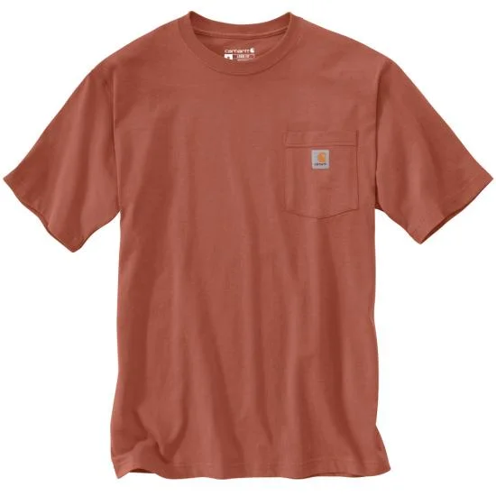 K87 - Loose Fit Heavyweight Pocket Tee, Terracotta (Seasonal)